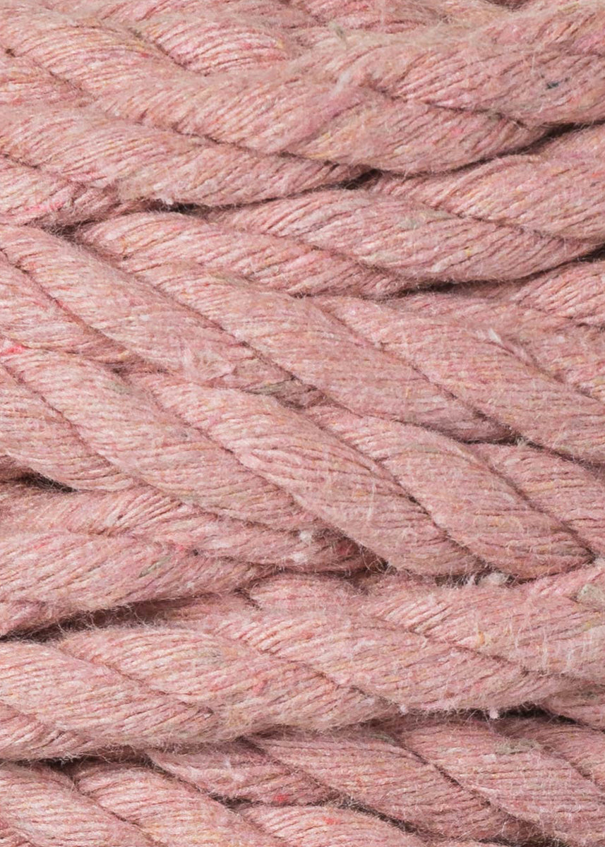 3ply Macrame Rope - 9mm - Blush – Knytte Hytten